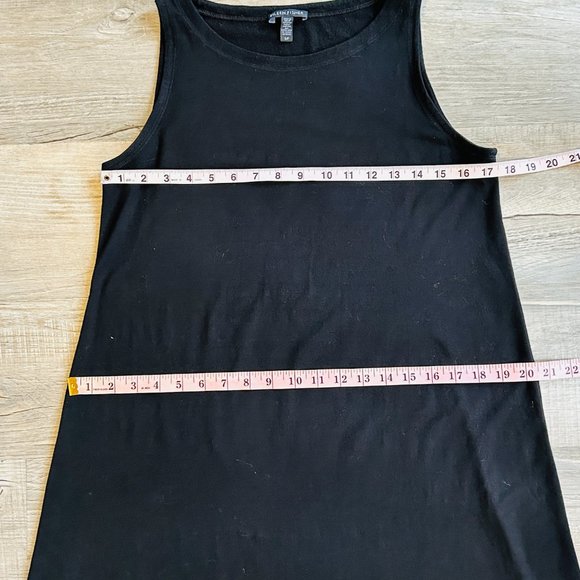 Eileen Fisher Sleeveless Asymmetrical Midi Dress in Black (size S) - Picture 10 of 12